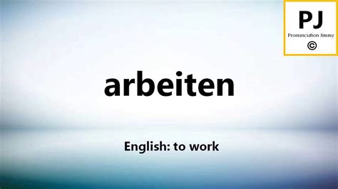 arbeit traduction|German.